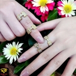 Nhẫn nữ vàng màu (mã NVM 3145)